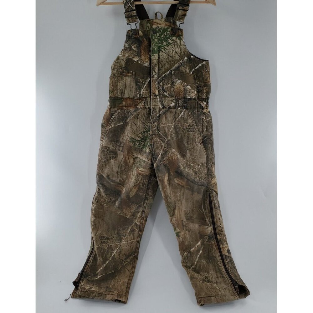Blue Mountain Kid's Realtree Edge‎ Dungarees overalls Medium Insulated